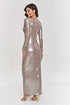 Robe longue model 209578 Makadamia